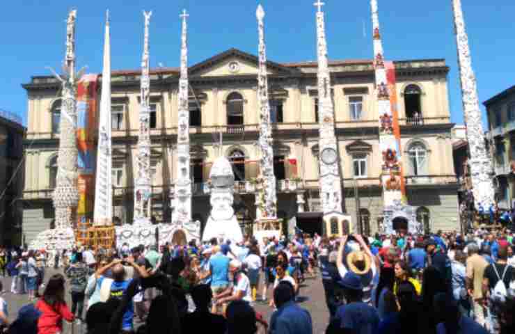 Gigli di Nola in piazza