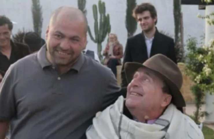 Philippe Borgo di Pozzo con l'assistente Abdul