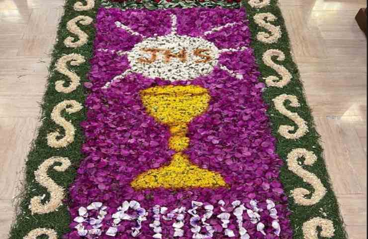 infiorata corpus domini cellino san marco