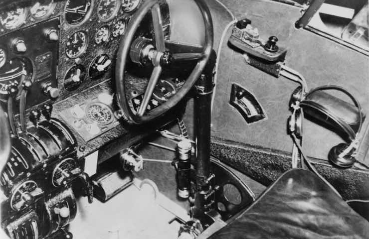 Interno dell'aereo