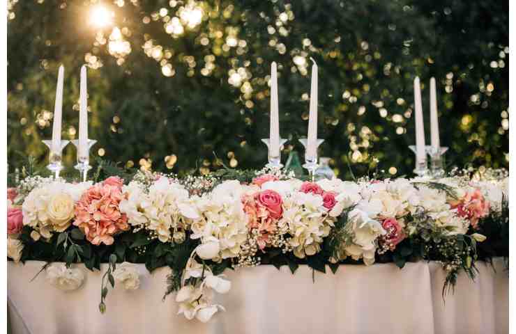 fiori e candele