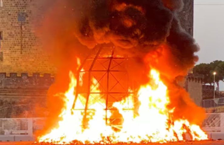 incendio mattutino