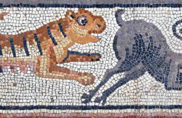 mosaico sansone galilea