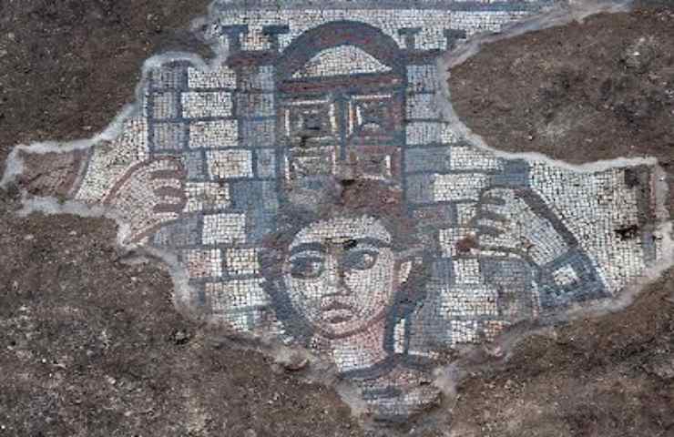 mosaico sansone galilea