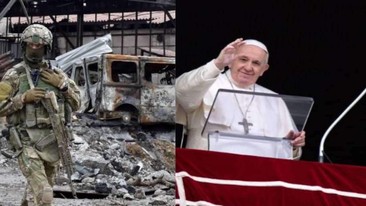 papa francesco angelus guerra