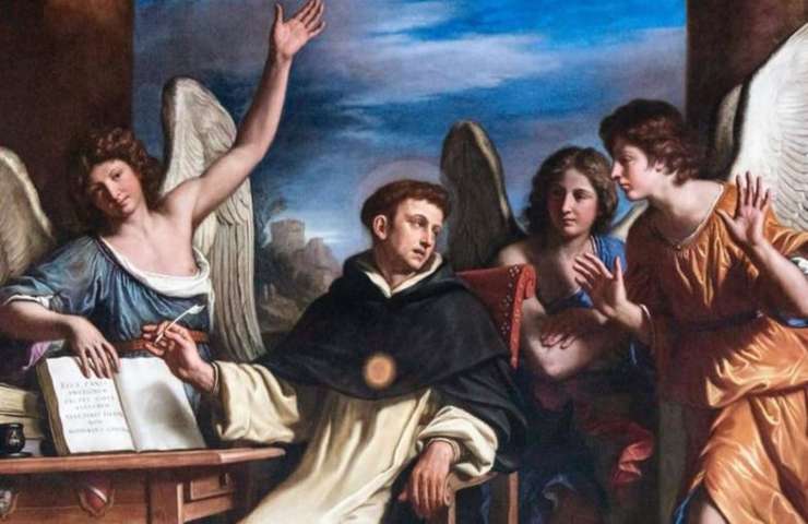 papa francesco ricorda san tommaso aquino